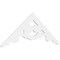 Ekena Millwork Pitch Robin Architectural Grade PVC Gable Pediment, 60"W x 22 1/2"H x 1"P (9/12) GPP060X023X100ROB - alternate 1